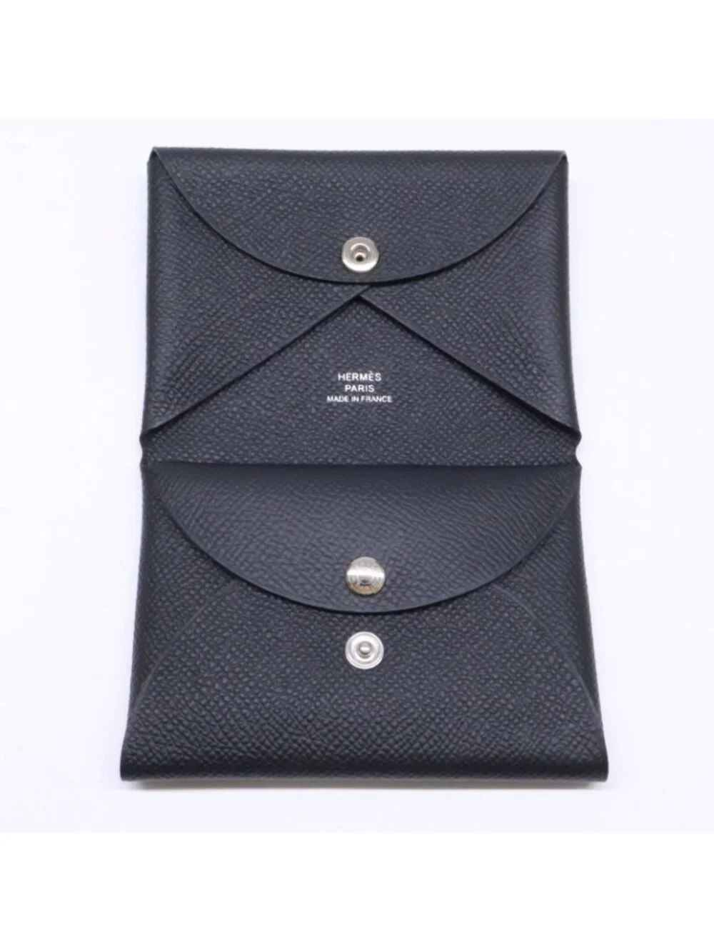 Hermes Calvi Duo Veau Epsom Card Holder